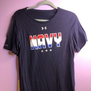 (Never worn) Under Armour Navy shirt